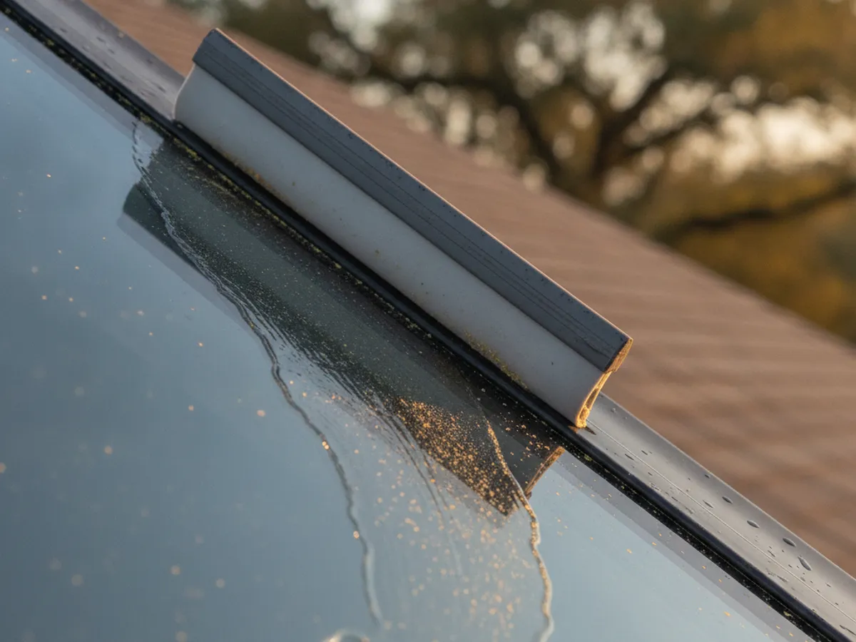 Flat Roof detail work by an Austin metro daylighting crew