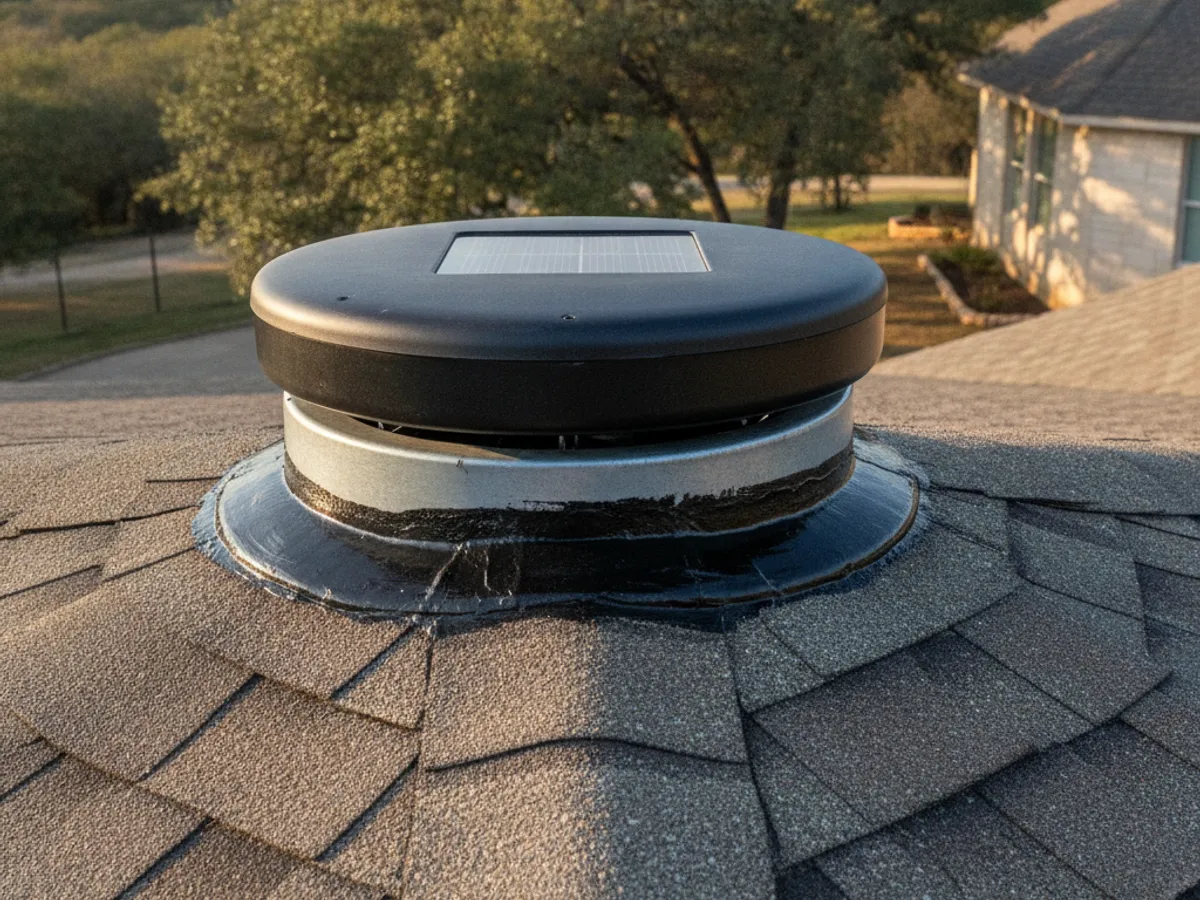 Attic Fans detail work by an Austin metro daylighting crew